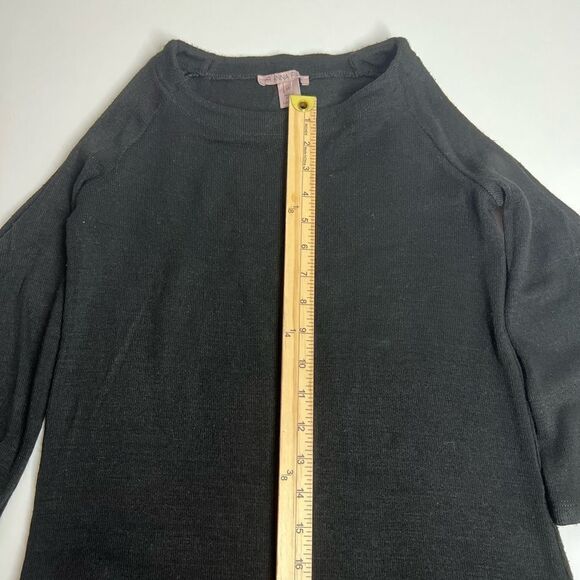 Anna Field Open-shoulder Sweater Black with White Faux Pearls Size XS/ 34 EU - Picture 8 of 14